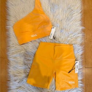 NWT Soulcycle x Lululemon Asymmetrical Align Set
